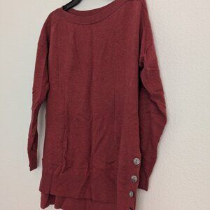 CHICO'S Pullover Sweater Top - Size Small/0, rust color